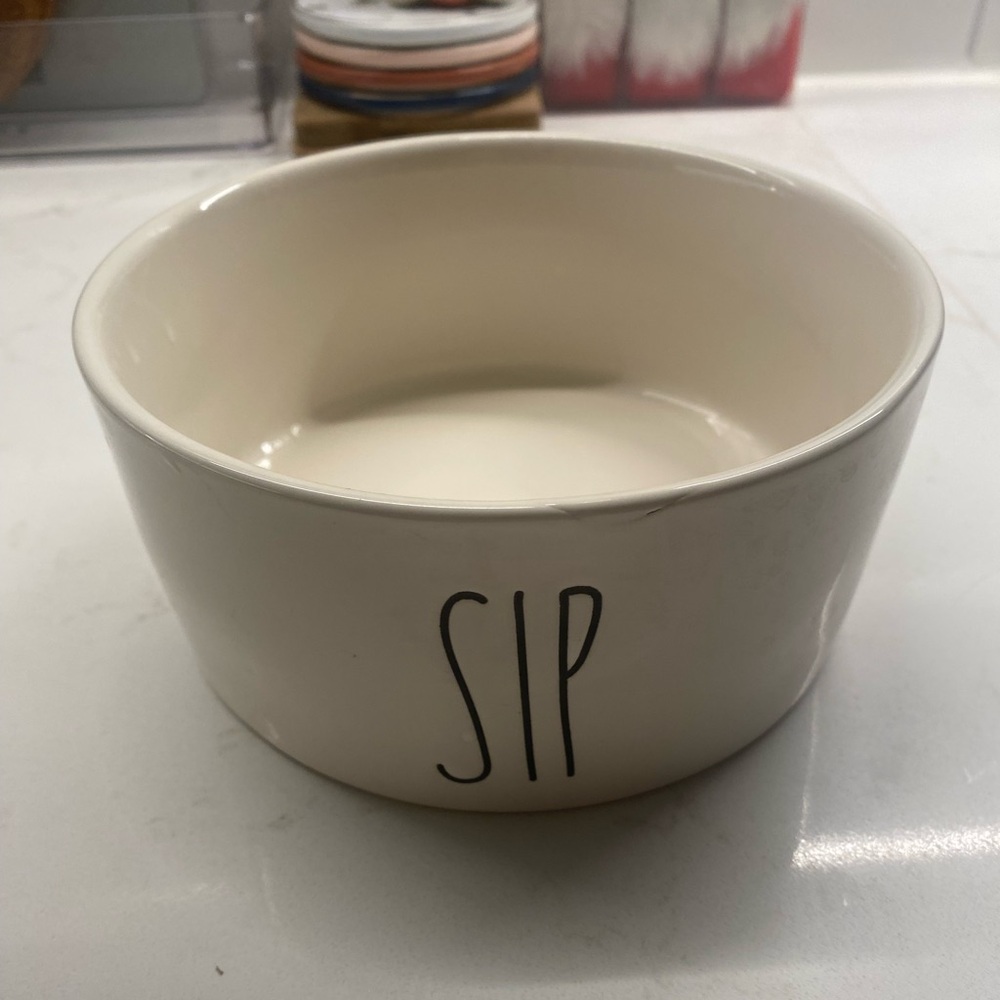Rae Dunn Sip Dog Bowl